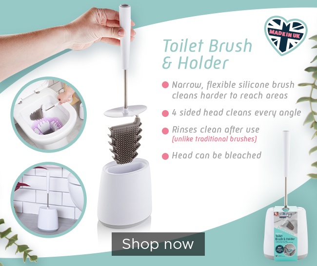 Minky Toilet Brush and Holder